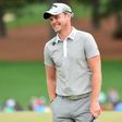 Danny Willett of England smiles on the ninth green at Augusta National Golf Club on April 3, 2017