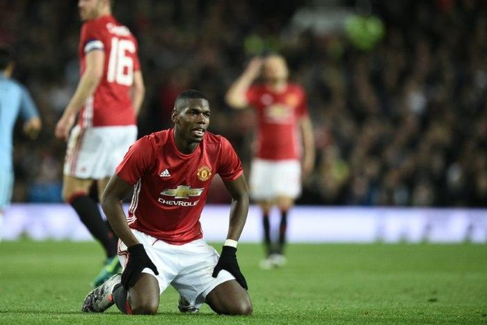 Manchester United's French midfielder Paul Pogba, who cost 89 million pounds, has yet to hit his stride