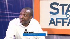 John Boadu speaking on Ghone's State of the Affairs