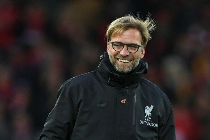 Liverpool's German manager Jurgen Klopp reacts following the English Premier League football match between Liverpool and Watford at Anfield in Liverpool on November 6, 2016