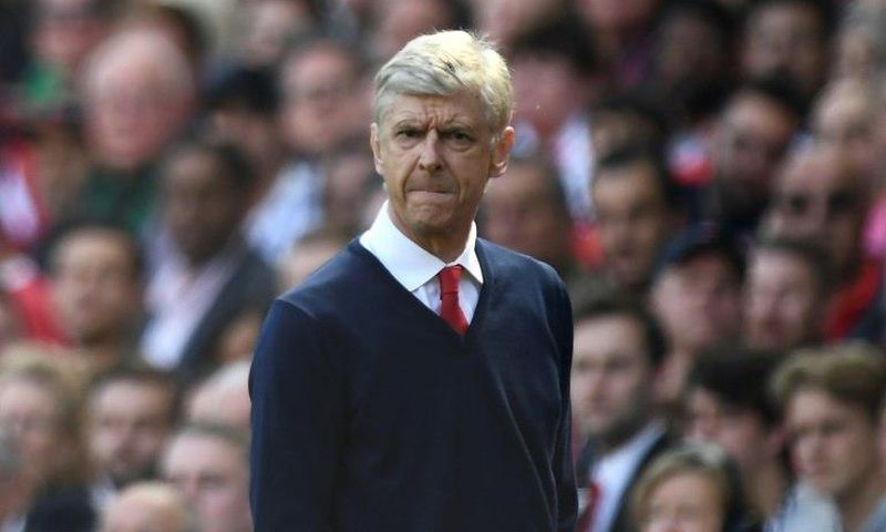 Arsenal's manager Arsene Wenger watches from the touchline on May 21, 2017