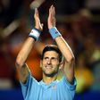 Serbia's Novak Djokovic celebrates his victory over Slovak player Martin Klizan on the second day of the ATP Acapulco event in Mexico, on February 28, 2017