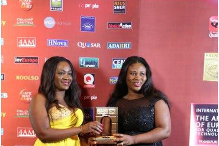 From left: Maame Akua Afriyie Boachie (Business Development Manager, GLICO healthcare) and Harriet Tenge (Scheme Manager, GLICO healthcare)