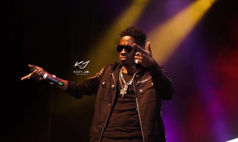Shatta Wale rocks O2 Arena