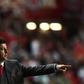 Benfica's head coach Rui Vitoria gestures from the sideline during the Portuguese league football match against Porto April 1, 2017