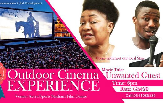 Accra Sports Stadium Cinema Centre to outdoor at Ghana’s 60th anniversary