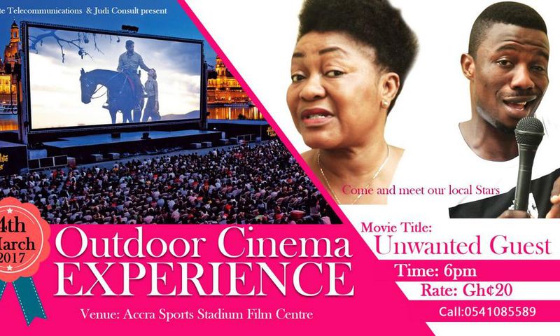 Accra Sports Stadium Cinema Centre to outdoor at Ghana’s 60th anniversary