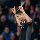 Bayern Munich's Robert Lewandowski celebrates after scoring a second goal against Eindhoven on November 1, 2016