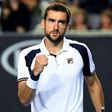 Croatia's Marin Cilic has improved to a a perfect 3-0 over Croatian compatriot Borna Coric