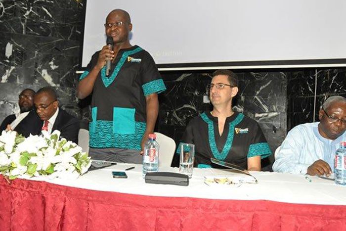 Francis Agbonlahor, MD – GGBL, Stephen Nirenstein, Finance Director, Board Members of GGBL and MD of the GSE