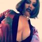 Cleavage baring photo of Anna Banner
