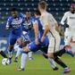 Monaco's midfielder Bernardo Silva (L) vies with Bastia's forward Sadio Diallo (2L) during the L1 football match February 17, 2017