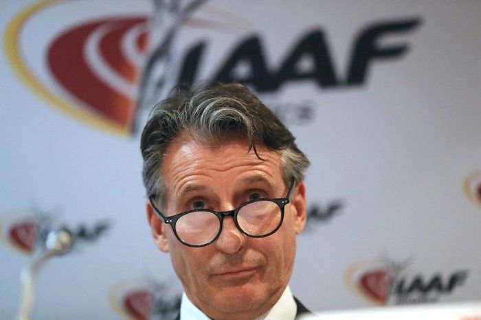 IAAF president Sebastian Coe