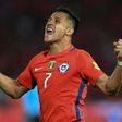 Chile's Alexis Sanchez celebrates after scoring against Uruguay during their 2018 FIFA World Cup qualifier football match in Santiago, on November 15, 2016