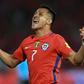 Chile's Alexis Sanchez celebrates after scoring against Uruguay during their 2018 FIFA World Cup qualifier football match in Santiago, on November 15, 2016
