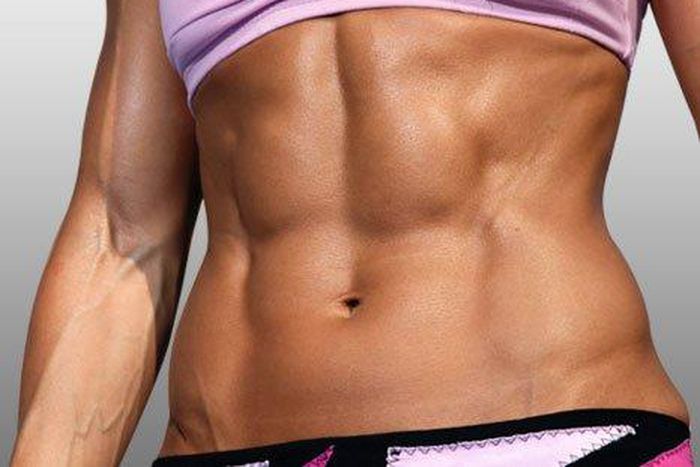 Toned abs