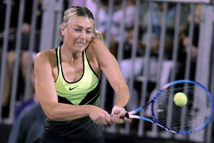 Maria Sharapova is serving a 15-month ban for doping