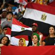 Egypt supporters attend the 2017 Africa Cup of Nations group D football match between Egypt and Ghana in Port-Gentil on January 25, 2017