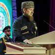 Ramzan Kadyrov, pictured taking his inaugural oath as head of Chechnya, recently posted a video of his 10-year-old son on Instagram competing in Gronzy contest, prompting concern in Russia