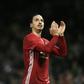 Manchester United's striker Zlatan Ibrahimovic was shown his fifth yellow card of the season against Swansea on November 6, 2016