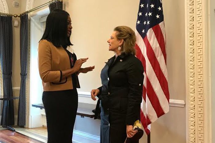 Sandra Ankobiah visits The White House