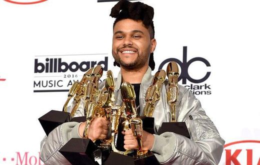 The Weeknd poses in the press room during the 2016 Billboard Music Awards at T-Mobile Arena on May 22, 2016 in Las Vegas.