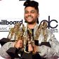 The Weeknd poses in the press room during the 2016 Billboard Music Awards at T-Mobile Arena on May 22, 2016 in Las Vegas.