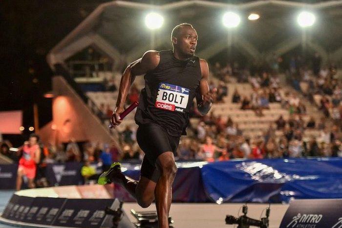 Usain Bolt, pictured in February 2017, said he was happy with his training for the final few months of his career