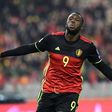 Belgium's Romelu Lukaku celebrates after scoring a goal on November 13, 2016