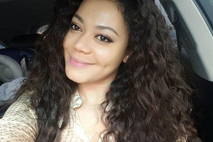 Nadia Buari with a smile
