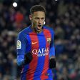 Barcelona's forward Neymar, pictured in January 2017, promised, "Against PSG we will run and fight and then we will see what happens"