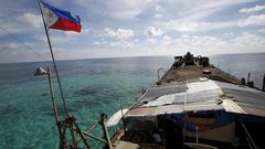 A dilapidated Philippine Navy ship