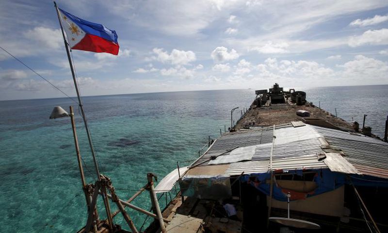 A dilapidated Philippine Navy ship