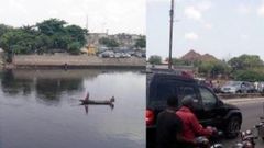 Man jumps into canal along Festac link bridge