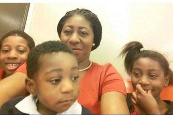 Nana Ago Prah and her three children