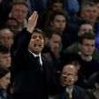 Chelsea's Italian head coach Antonio Conte shouts instructions to his players from the touchline during the English Premier League football match between Chelsea and Manchester City at Stamford Bridge in London on April 5, 2017