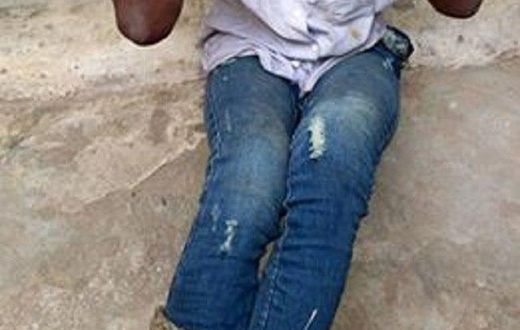 This young thief was saved from death