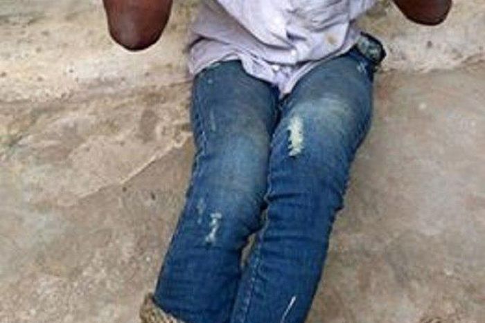 This young thief was saved from death