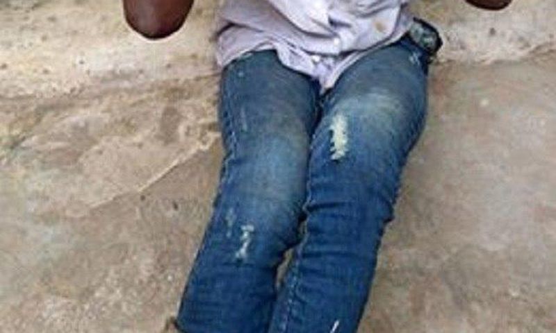 This young thief was saved from death