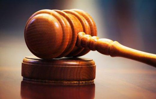 Court gavel.