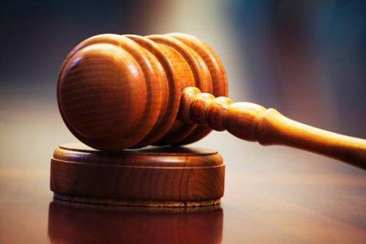 Court gavel.