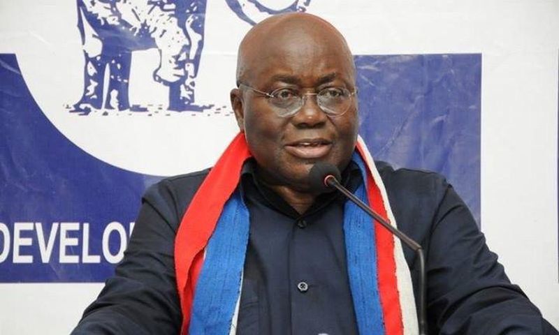 Flag bearer of the opposition New Patriotic Party, Nana Akufo-Addo