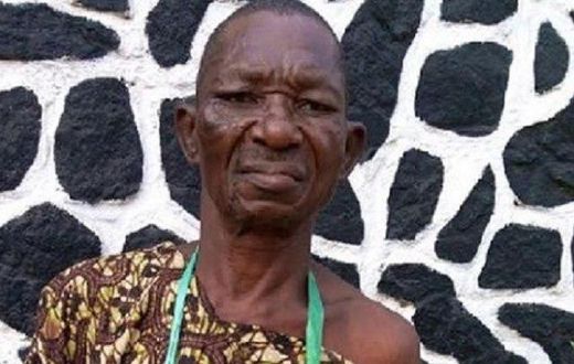 The old paedophile, Gabriel Akindele