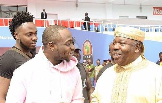 Davido and President of Gabon, Ali Bongo