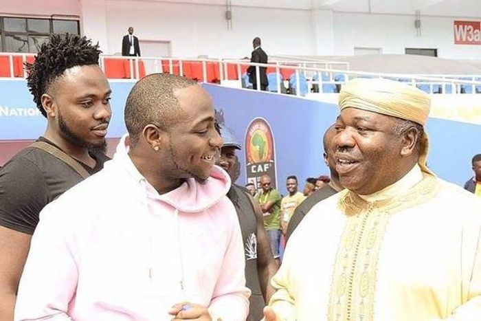 Davido and President of Gabon, Ali Bongo