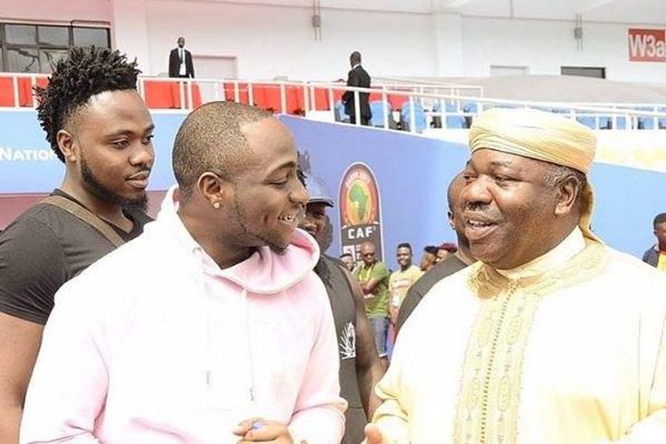 Davido and President of Gabon, Ali Bongo