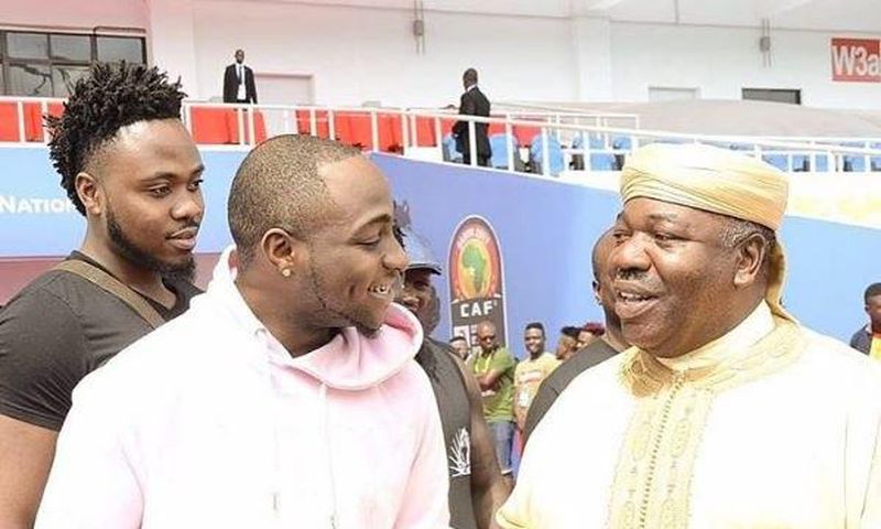 Davido and President of Gabon, Ali Bongo