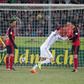 Munich's Polish forward Robert Lewandowski (2ndR) celebrates after he scored during the German first division Bundesliga football match SC Freiburg vs FC Bayern Munich in Freiburg, Germany, on January 20, 2017