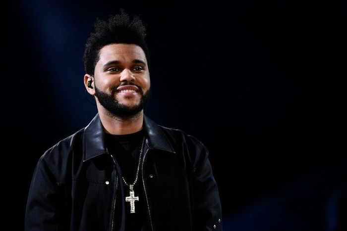 Canadian singer/songwriter The Abel Tesfaye a.k.a The Weeknd performs during the 2016 Victoria's Secret Fashion Show at the Grand Palais in Paris on November 30, 2016