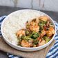 broccoli prawn sauce and rice (Foodace)